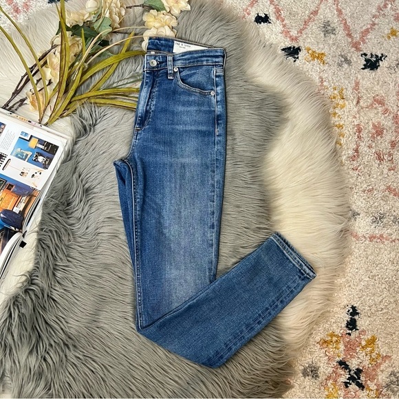 Rag & Bone Nina High Rise Exmoor Wash Women’s Skinny Jeans Sz 25 - Picture 13 of 13